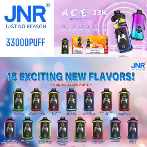 JNR Ace 33000 PUFF – Powerful, Long-Lasting Vape