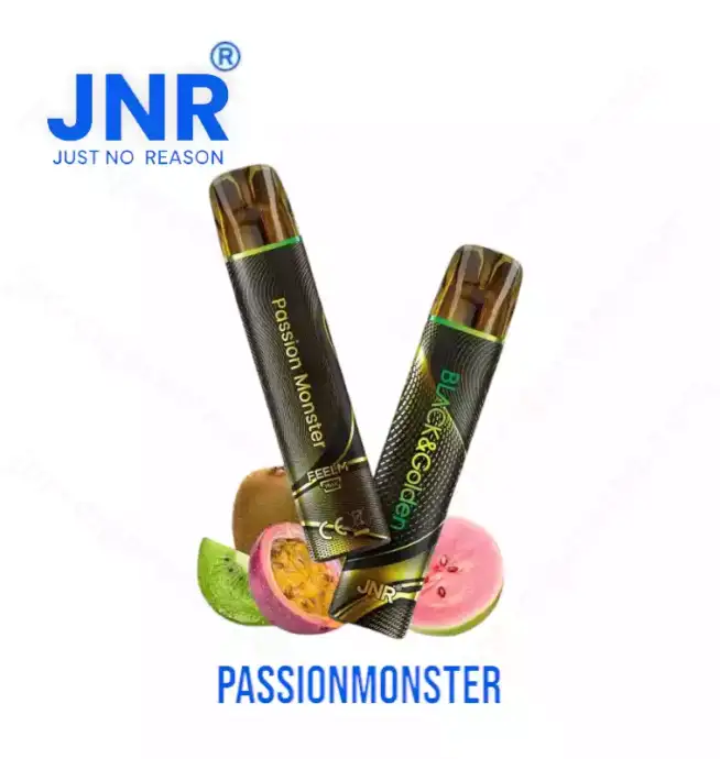 JNR BLACK & Golden 600 PUFF – Rich Flavor Vape