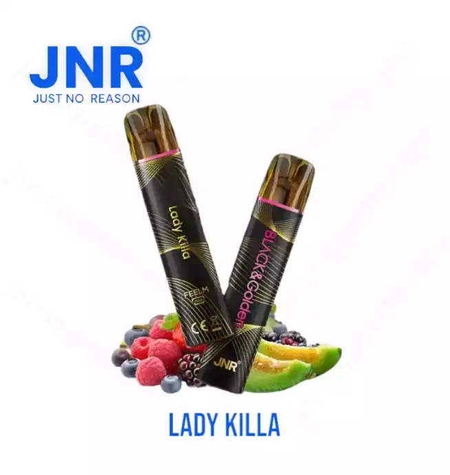JNR BLACK & Golden 600 PUFF – Rich Flavor Vape
