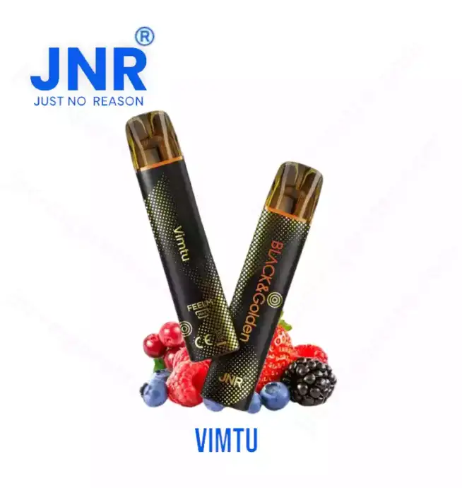 JNR BLACK & Golden 600 PUFF – Rich Flavor Vape
