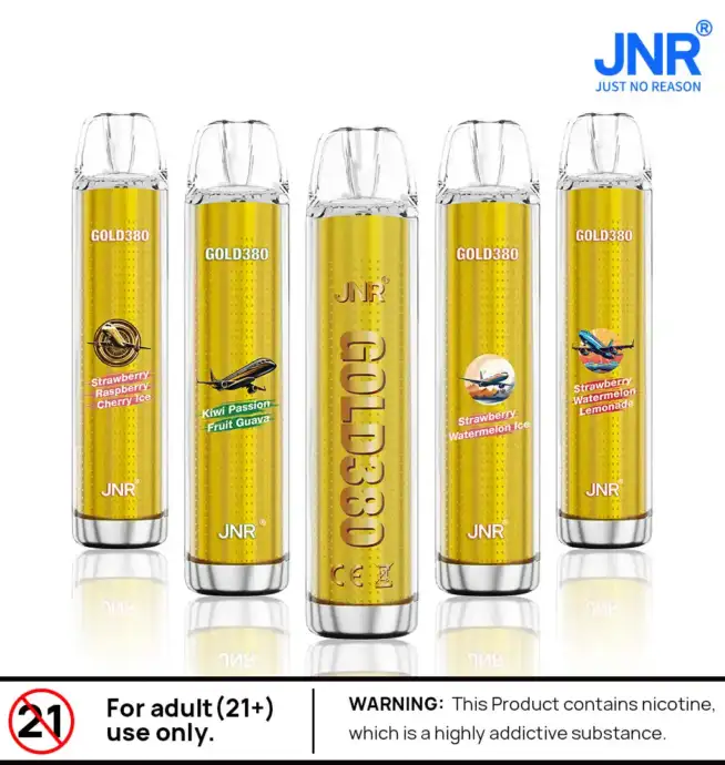 JNR GOLD380 6000 Puff – Sleek, Bold Vape