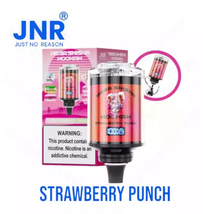 JNR Mega Shisha Hookah 100K puffs smart screen Vape