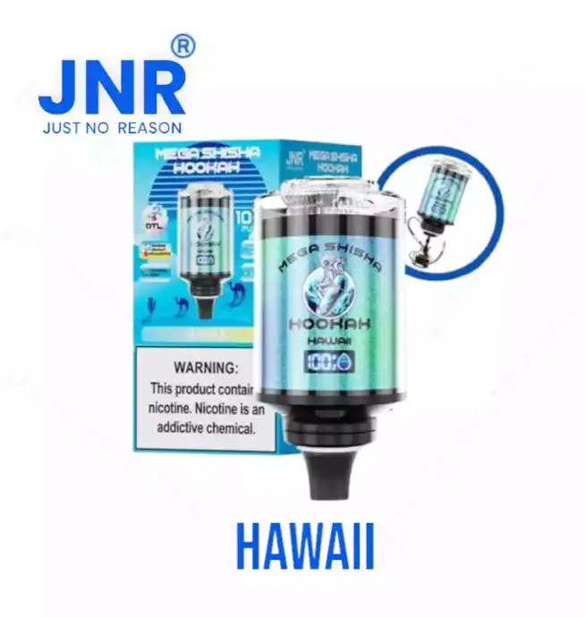 JNR Mega Shisha Hookah 100K puffs smart screen Vape