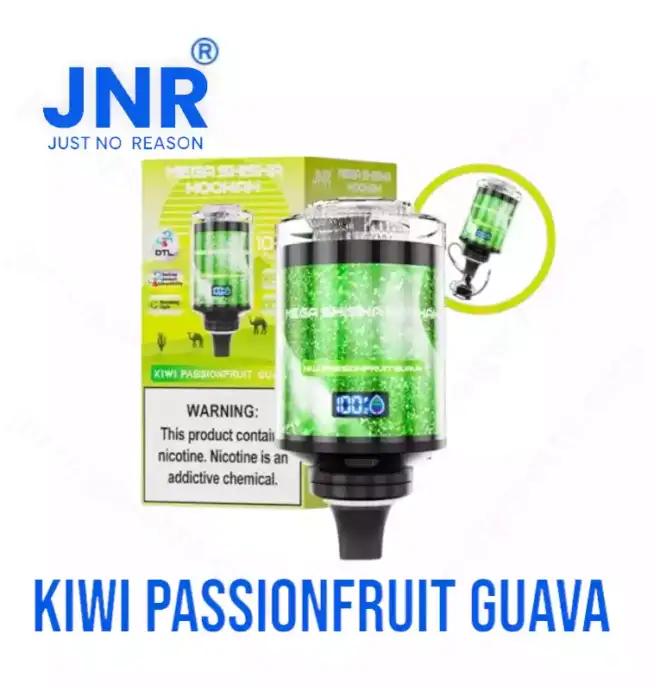JNR Mega Shisha Hookah 100K puffs smart screen Vape