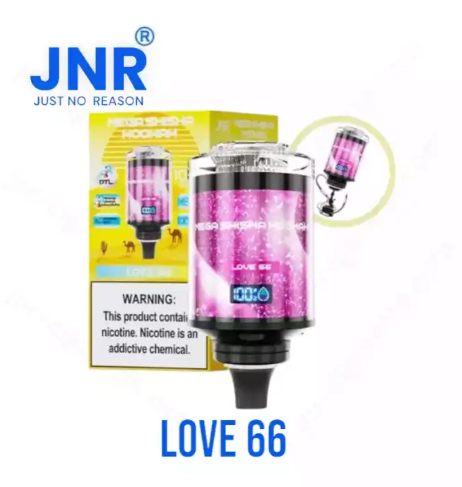 JNR Mega Shisha Hookah 100K puffs smart screen Vape