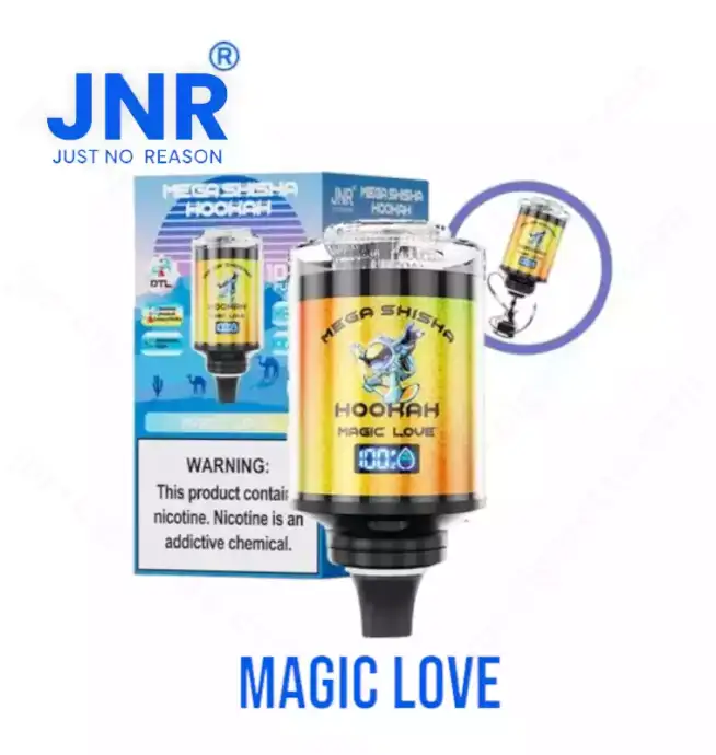 JNR Mega Shisha Hookah 100K puffs smart screen Vape