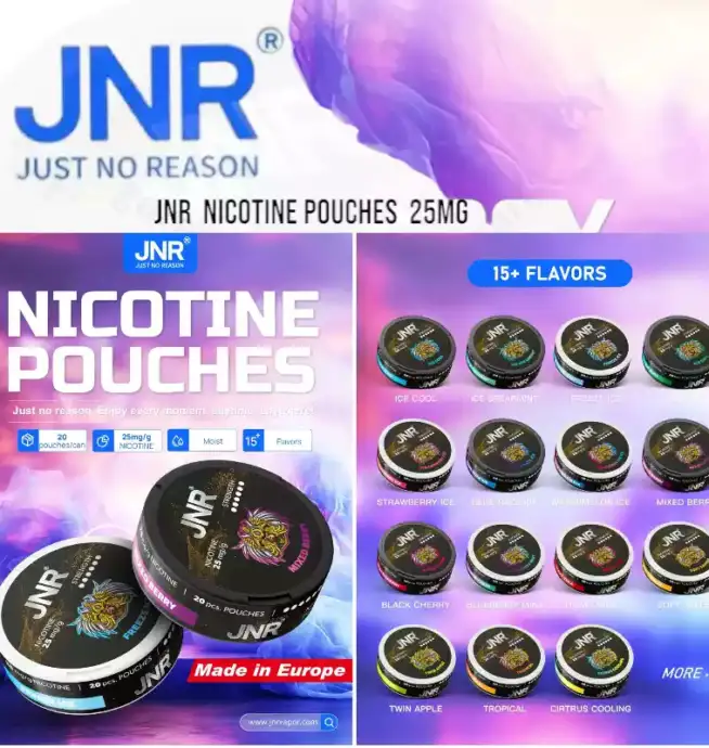 JNR Nicotine Pouches 25mg