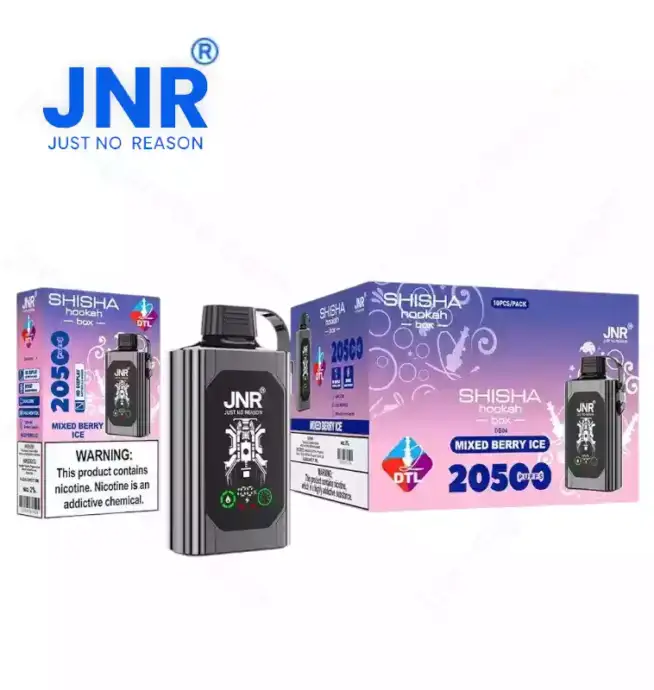 JNR Shisha Hookah Box 20500 Puffs High-Capacity Disposable Vape