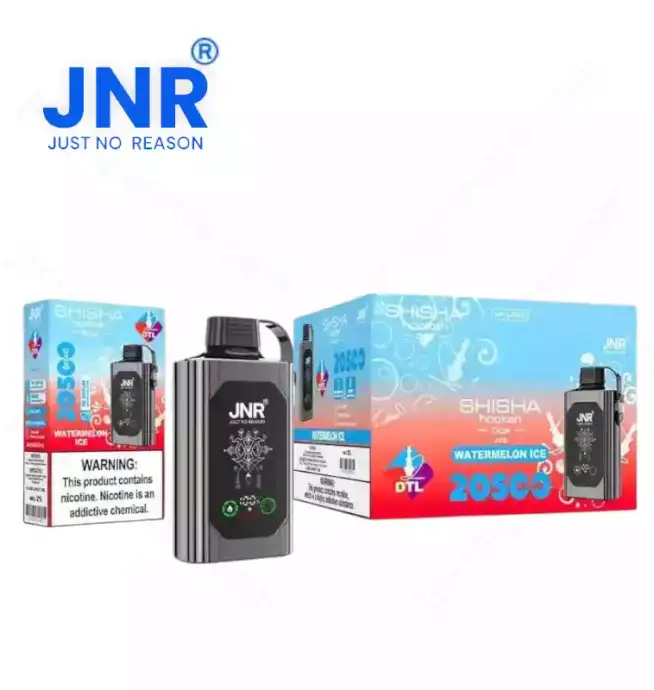JNR Shisha Hookah Box 20500 Puffs High-Capacity Disposable Vape