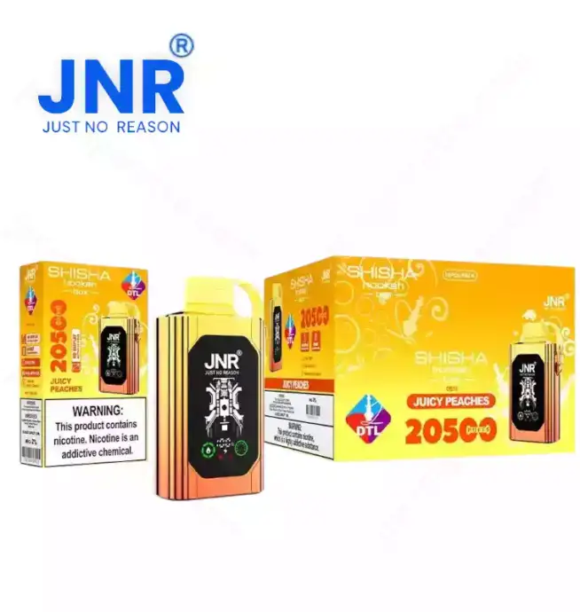 JNR Shisha Hookah Box 20500 Puffs High-Capacity Disposable Vape
