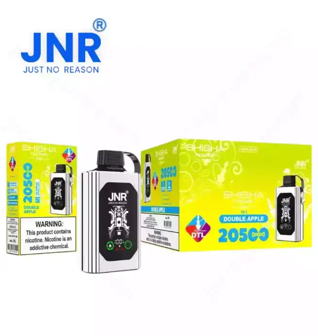 JNR Shisha Hookah Box 20500 Puffs High-Capacity Disposable Vape