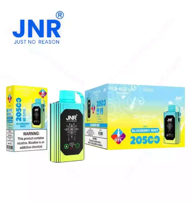 JNR Shisha Hookah Box 20500 Puffs High-Capacity Disposable Vape