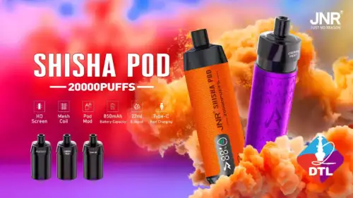 JNR Shisha Pod 20000 PUFF – Long-Lasting Vape
