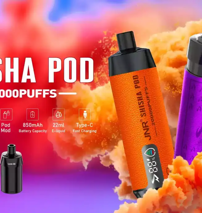 JNR Shisha Pod 20000 PUFF – Long-Lasting Vape