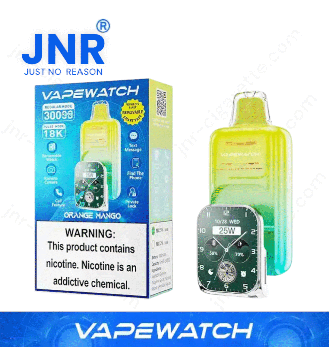 JNR Vape Watch 30000 Puffs Smart Disposable Vape
