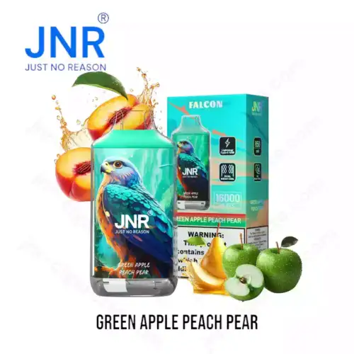 JNR Falcon 16000 Puff Green Apple Peach Pear Vape