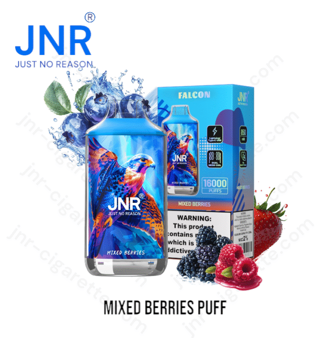 JNR Falcon 16000 Puffs – Mixed Berries Vape