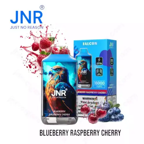 JNR Falcon 16K 16000 Bouffées Vape Saveur Myrtille Framboise Cerise