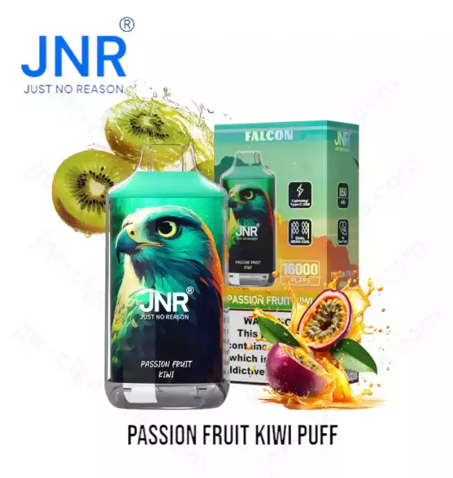 JNR Falcon 16k 16000 Puffs Passion Fruit Kiwi Puff