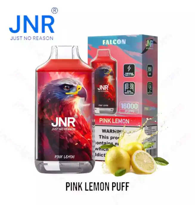 JNR Falcon 16k 16000 Puffs Pink Lemon Puff