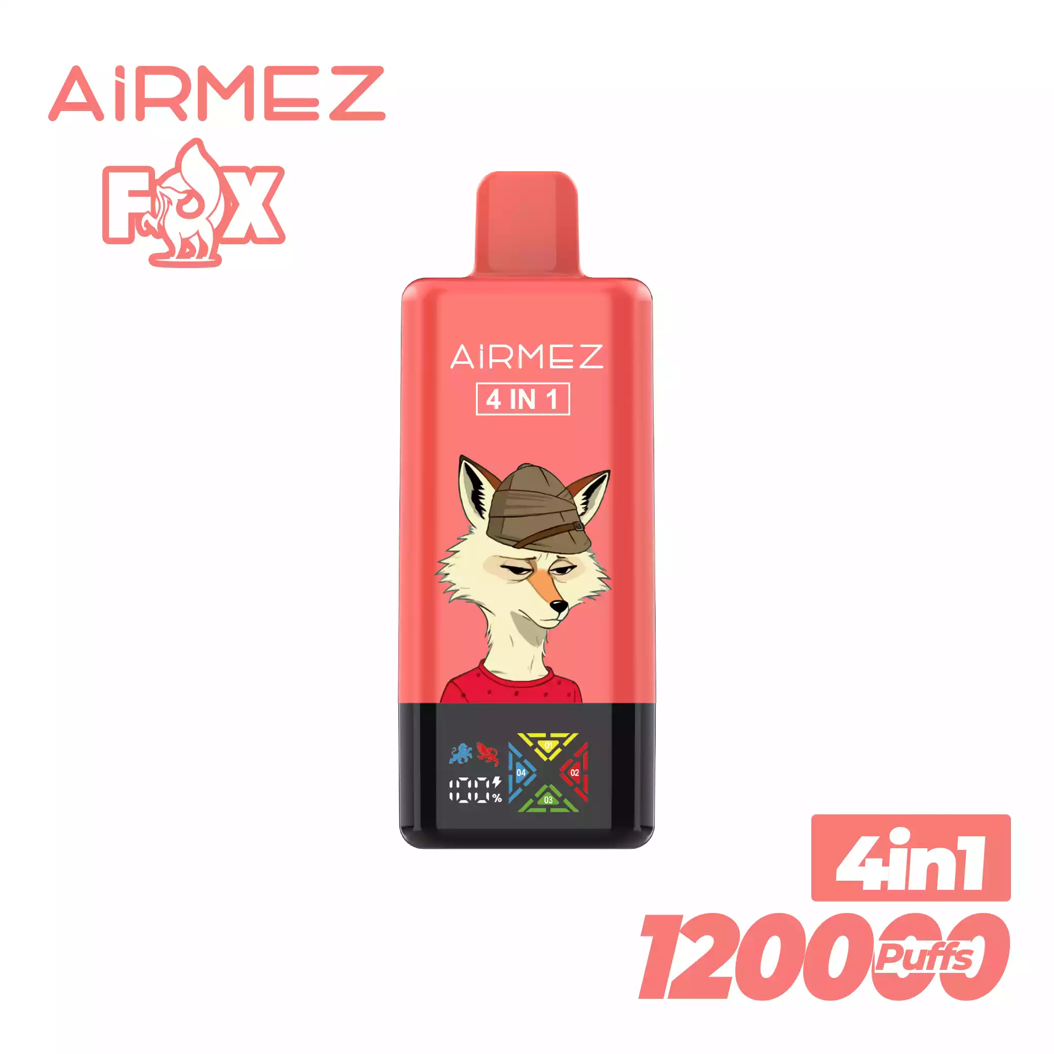 Airmez FOX4 IN1 – Vape 4 Saveurs
