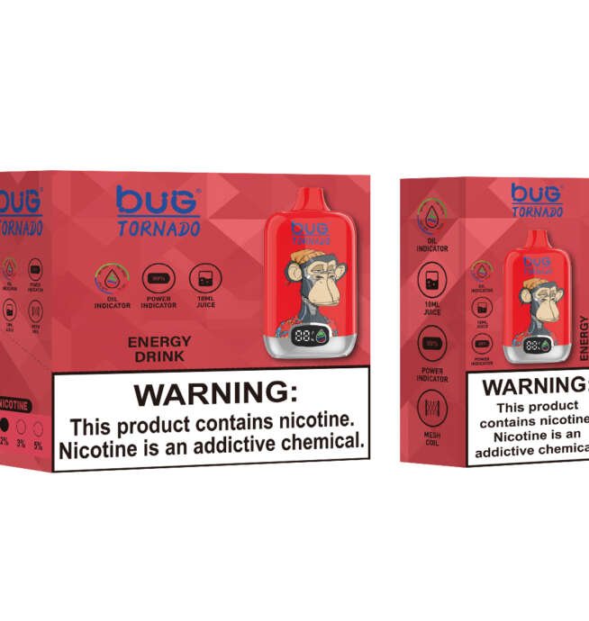BUG 01 Monkey 12000 Puffs Mesh E-Zigarette