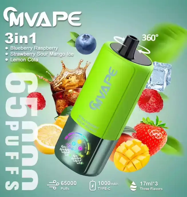 CM-3in1 65000 Puffs – E-cigarette puissante