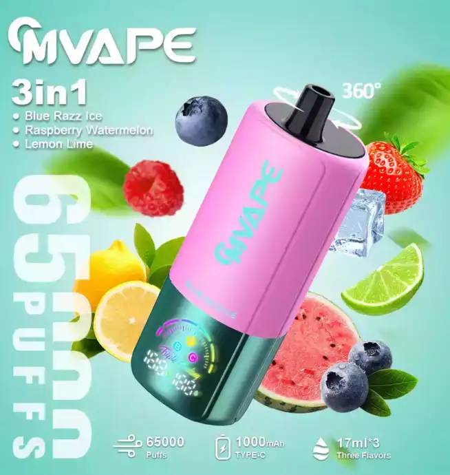 CM-3in1 65000 Puffs – E-cigarette puissante