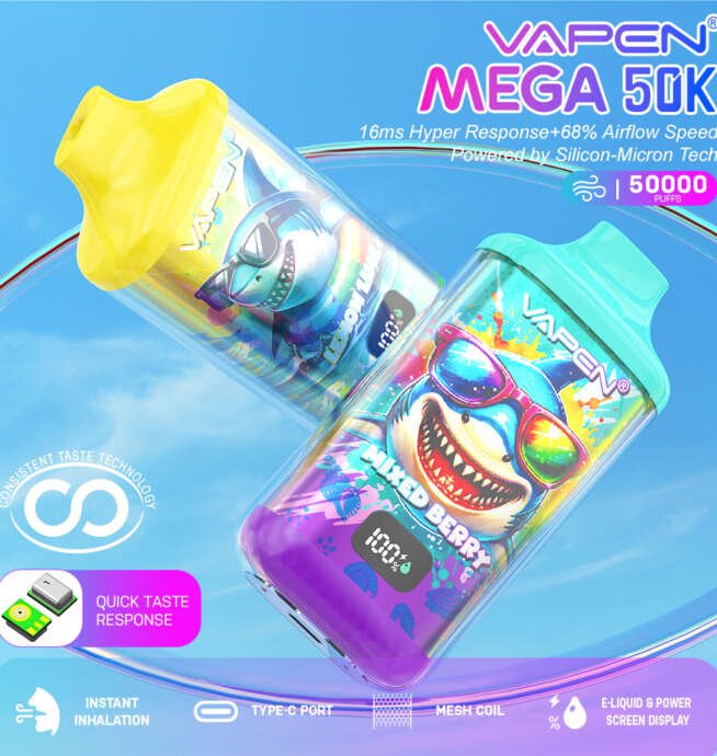 VAPEN MEGA 50K – E-cigarette 50 000 Puffs