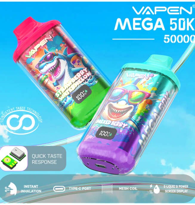 VAPEN MEGA 50K – E-cigarette 50 000 Puffs