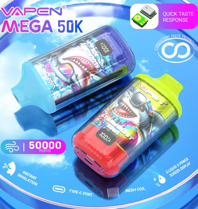VAPEN MEGA 50K – E-cigarette 50 000 Puffs