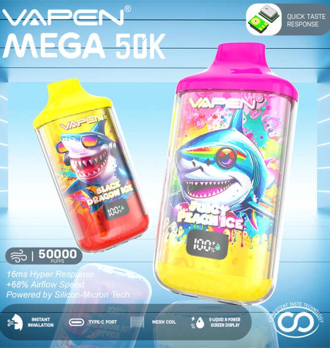 VAPEN MEGA 50K – E-cigarette 50 000 Puffs