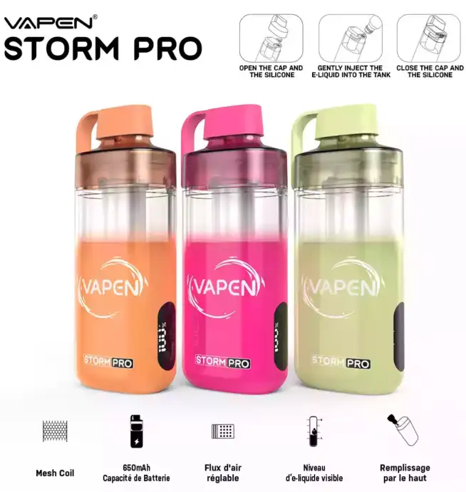 VAPEN STROM PRO 28000 – E-cigarette Rechargeable