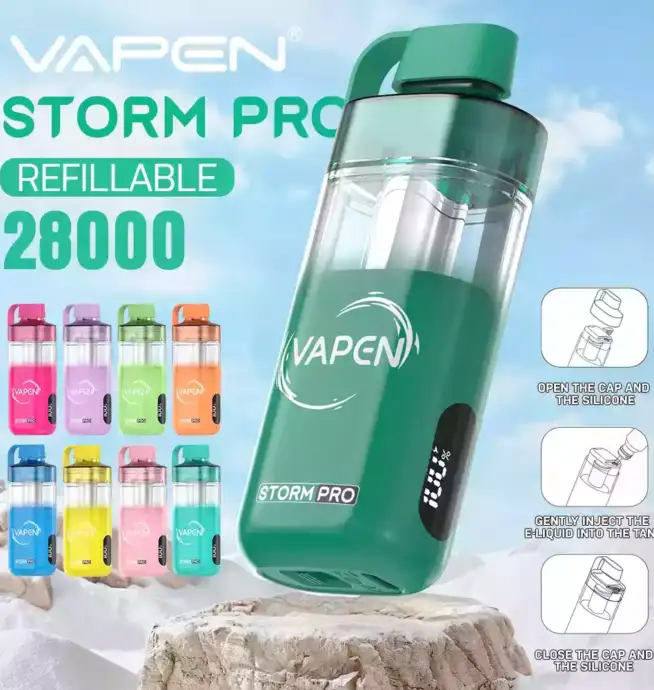 VAPEN STROM PRO 28000 – E-cigarette Rechargeable