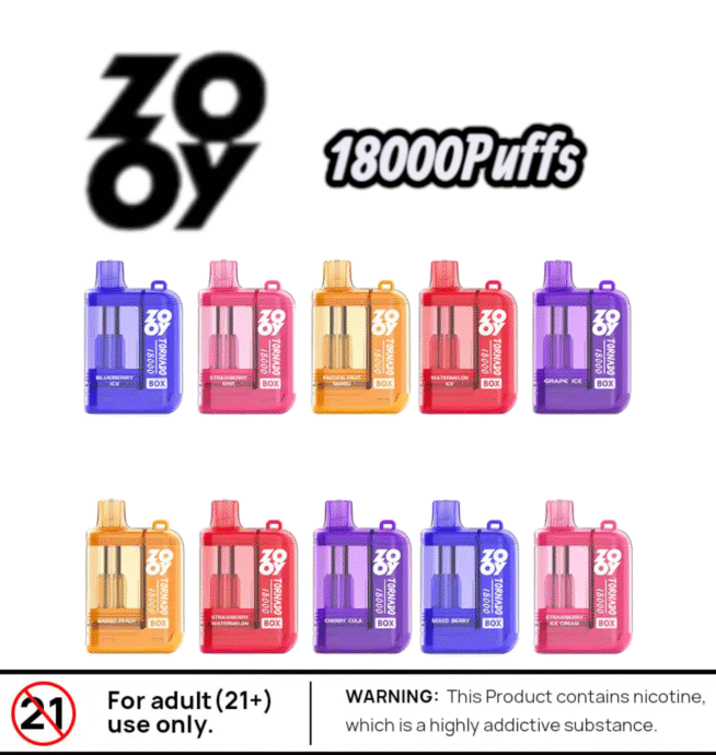 ZOOY Tornado 18000 Puffs Einweg E-Zigarette
