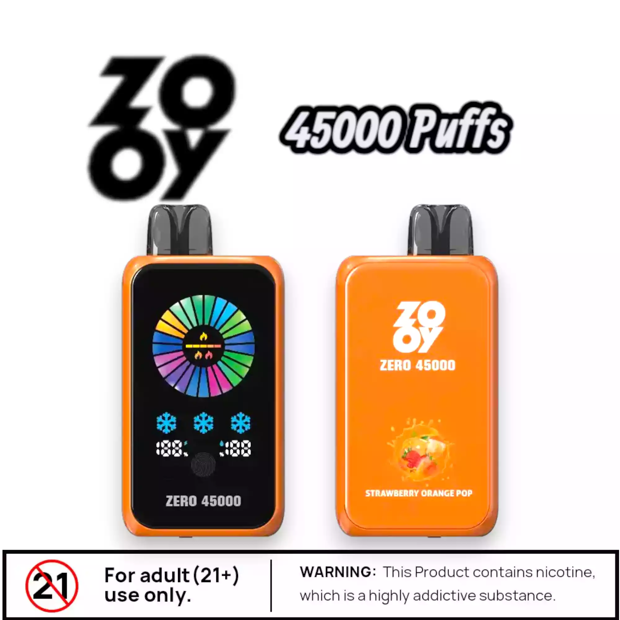 ZOOY ZERO 45000 Puffs Einstellbare E-Zigarette